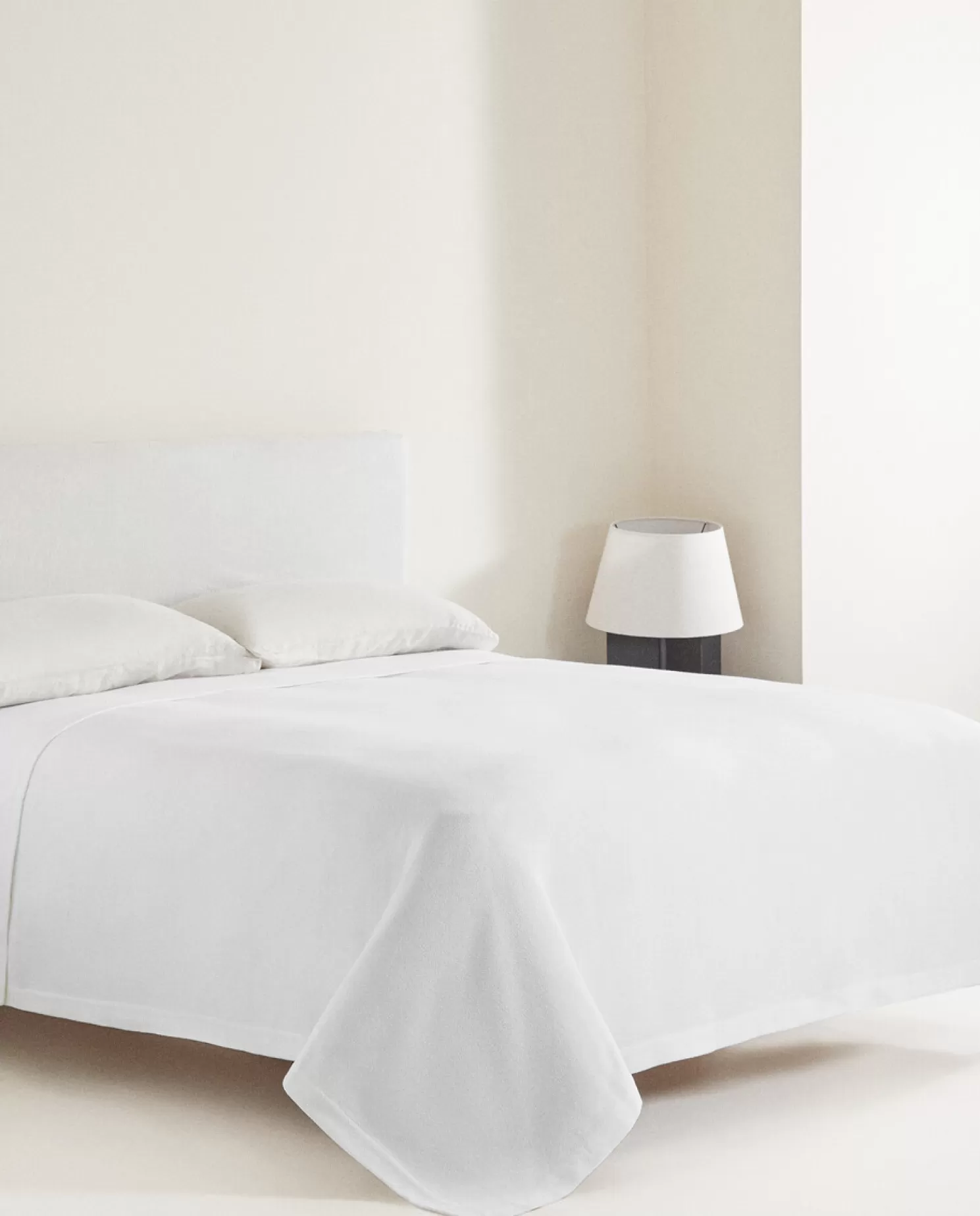 ZARA Home Colchas<Colcha De Algodao De Cor Solida