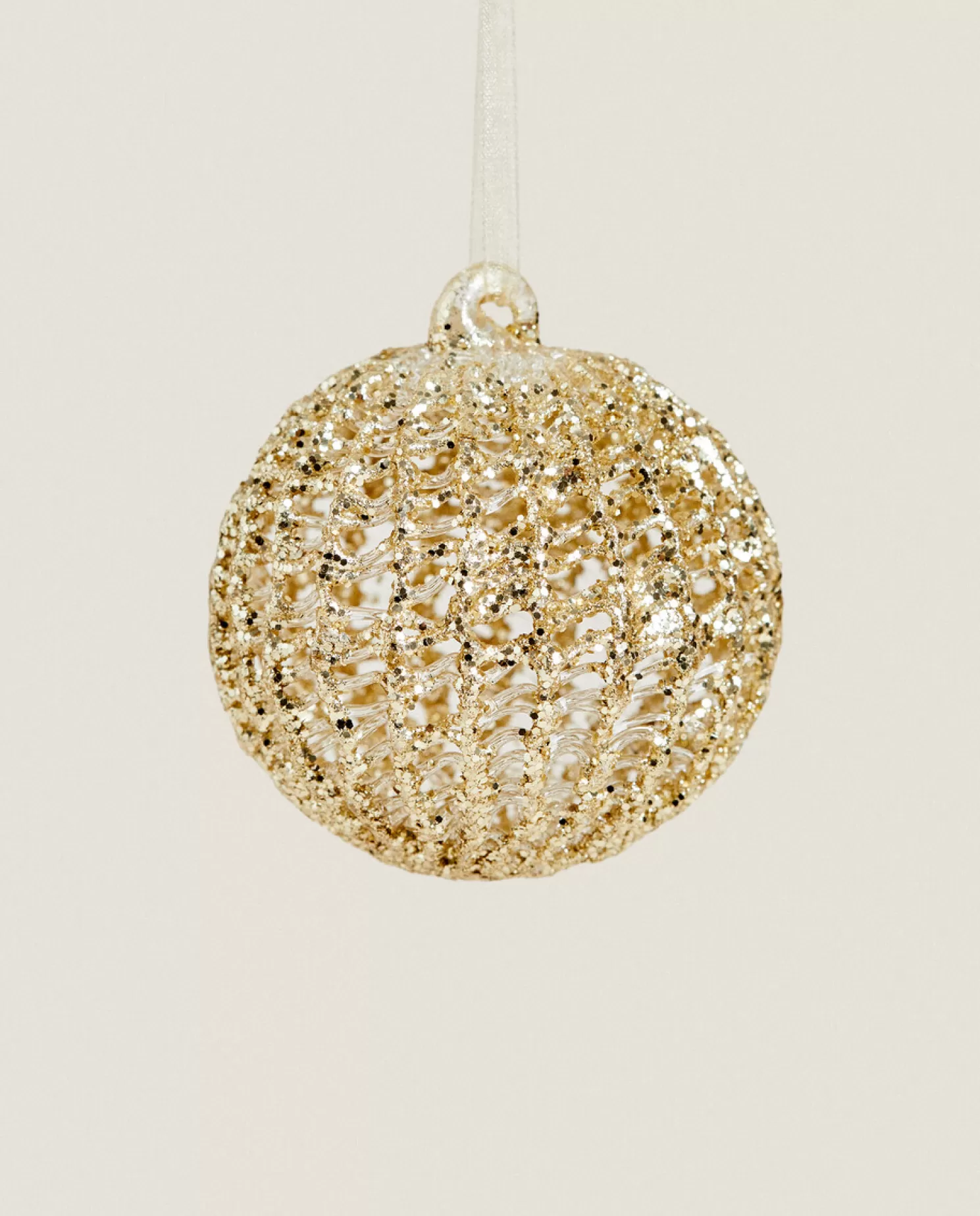 ZARA Home Decoração<Decoração De Bola De Natal De Vidro Brilhante