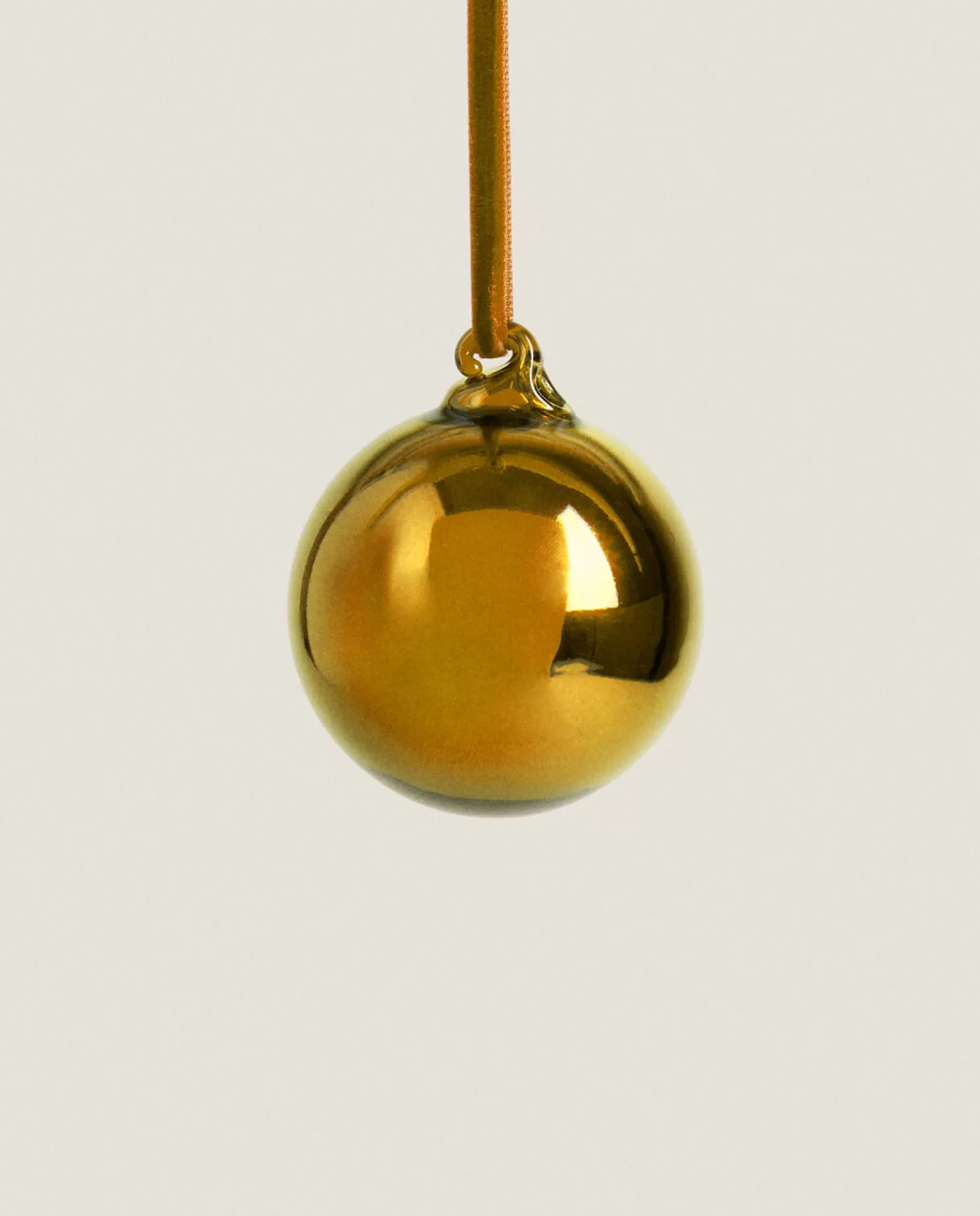 ZARA Home Decoração<Decoração De Bola De Natal De Vidro Brilhante