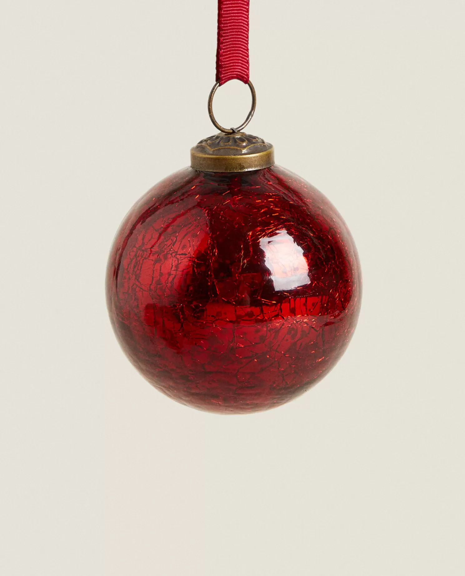 ZARA Home Decoração<Decoração De Bugiganga De Vidro Em Espiral De Natal