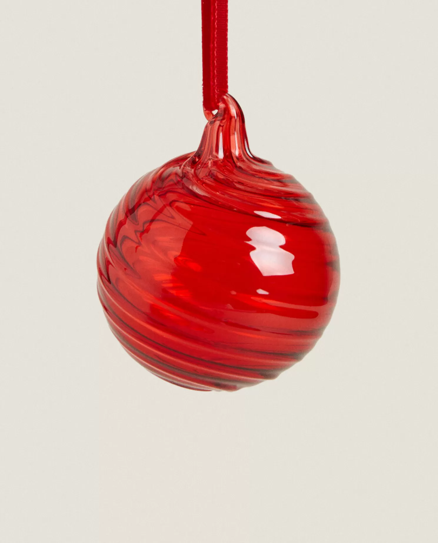 ZARA Home Decoração<Decoração De Bugiganga De Vidro Em Espiral De Natal