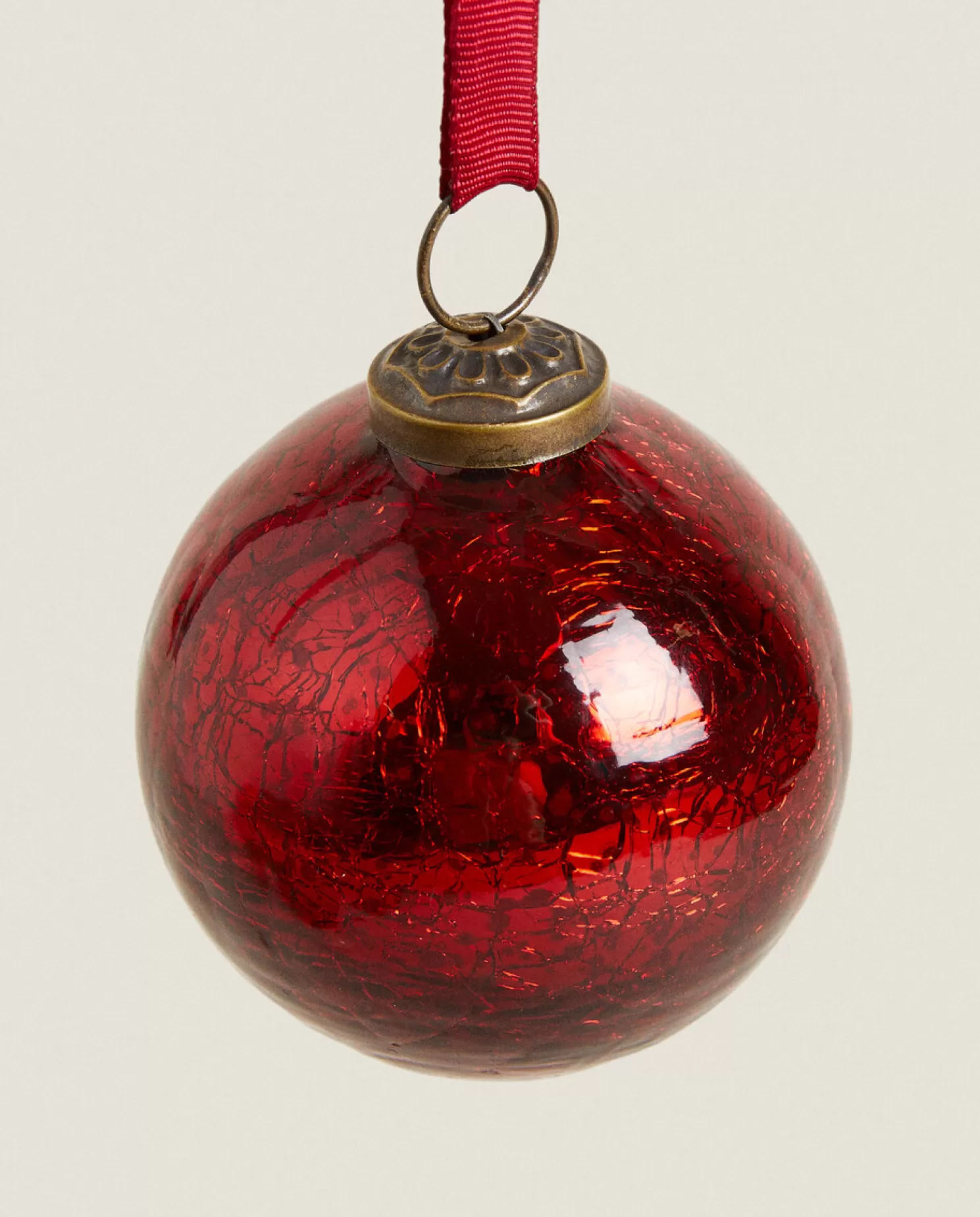 ZARA Home Decoração<Decoração De Bugiganga De Vidro Em Espiral De Natal