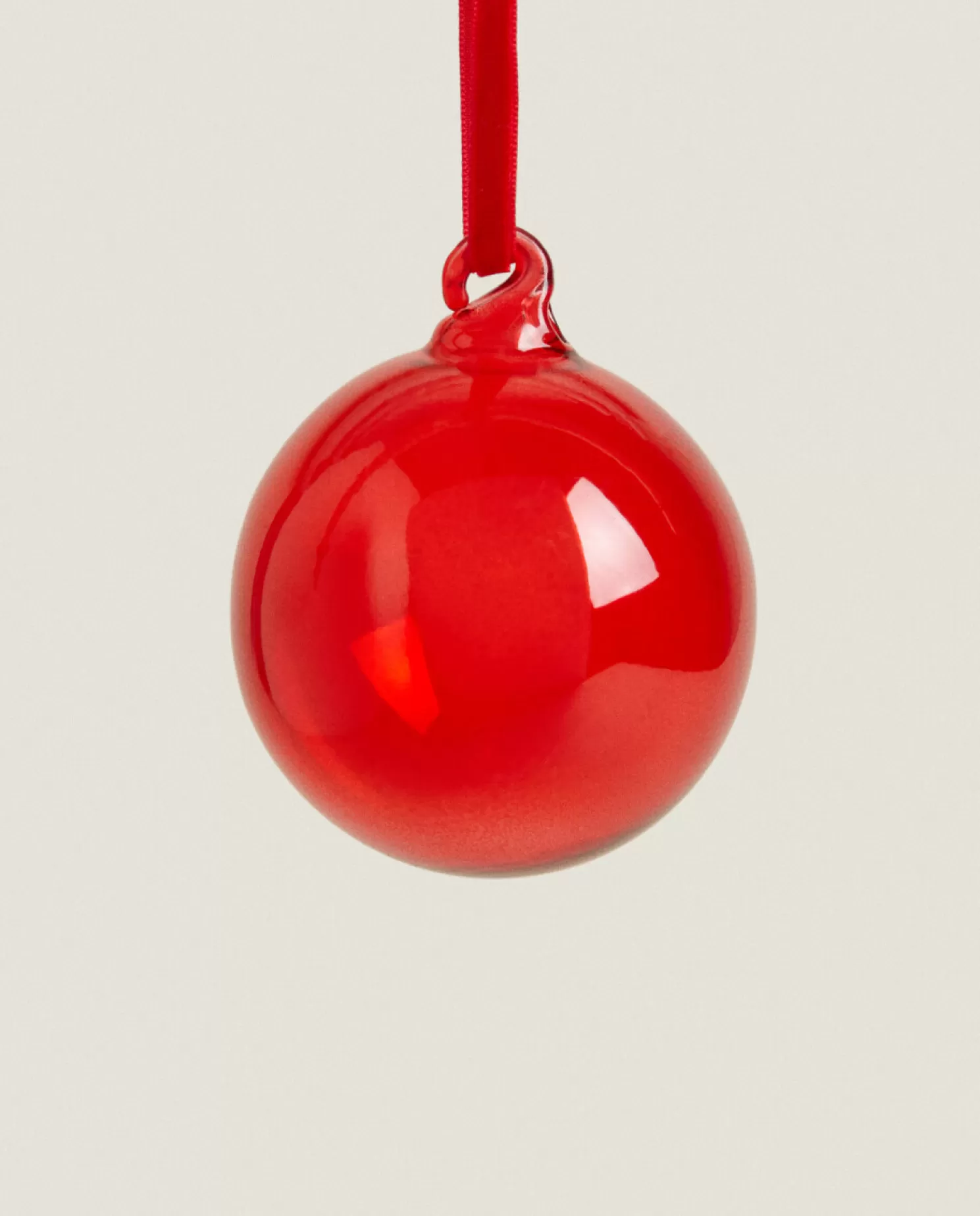 ZARA Home Decoração<Decoração De Bugiganga De Vidro Liso De Natal