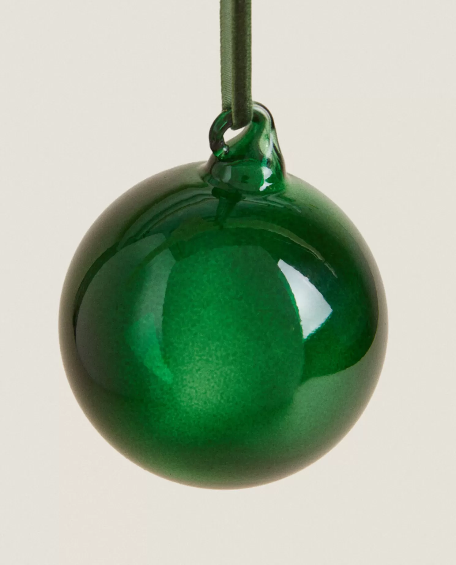 ZARA Home Decoração<Decoração De Bugiganga De Vidro Liso De Natal