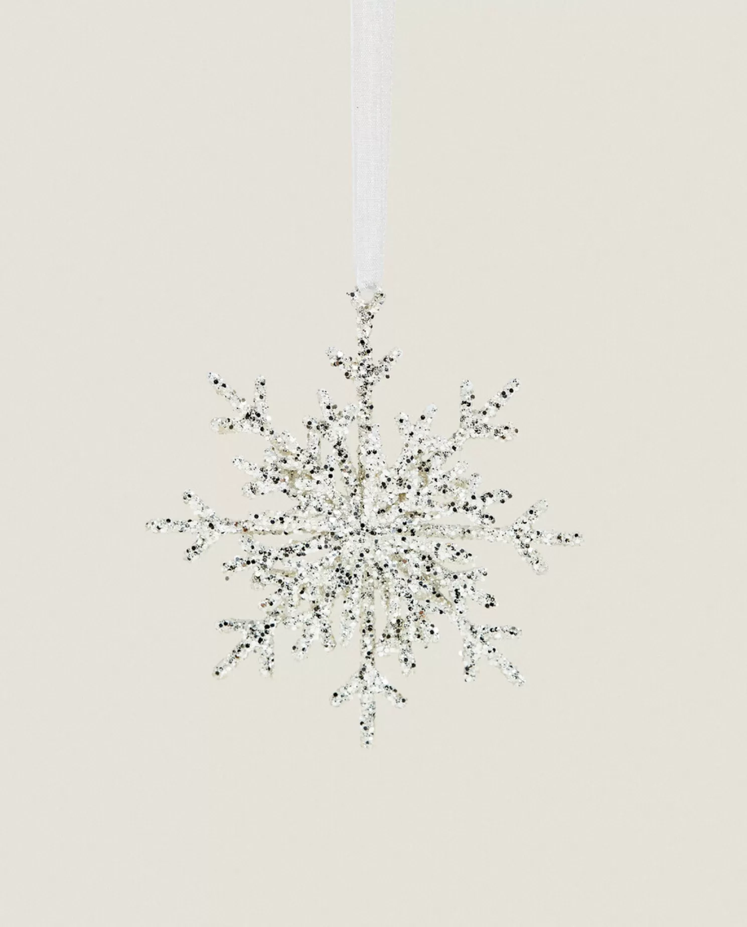 ZARA Home Decoração<Decoração De Floco De Neve De Natal Brilhante