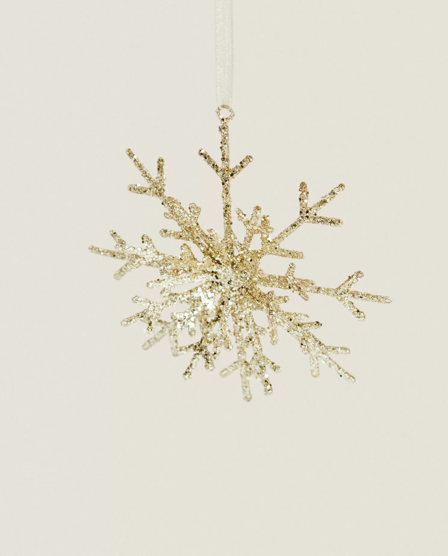ZARA Home Decoração<Decoração De Floco De Neve De Natal Brilhante