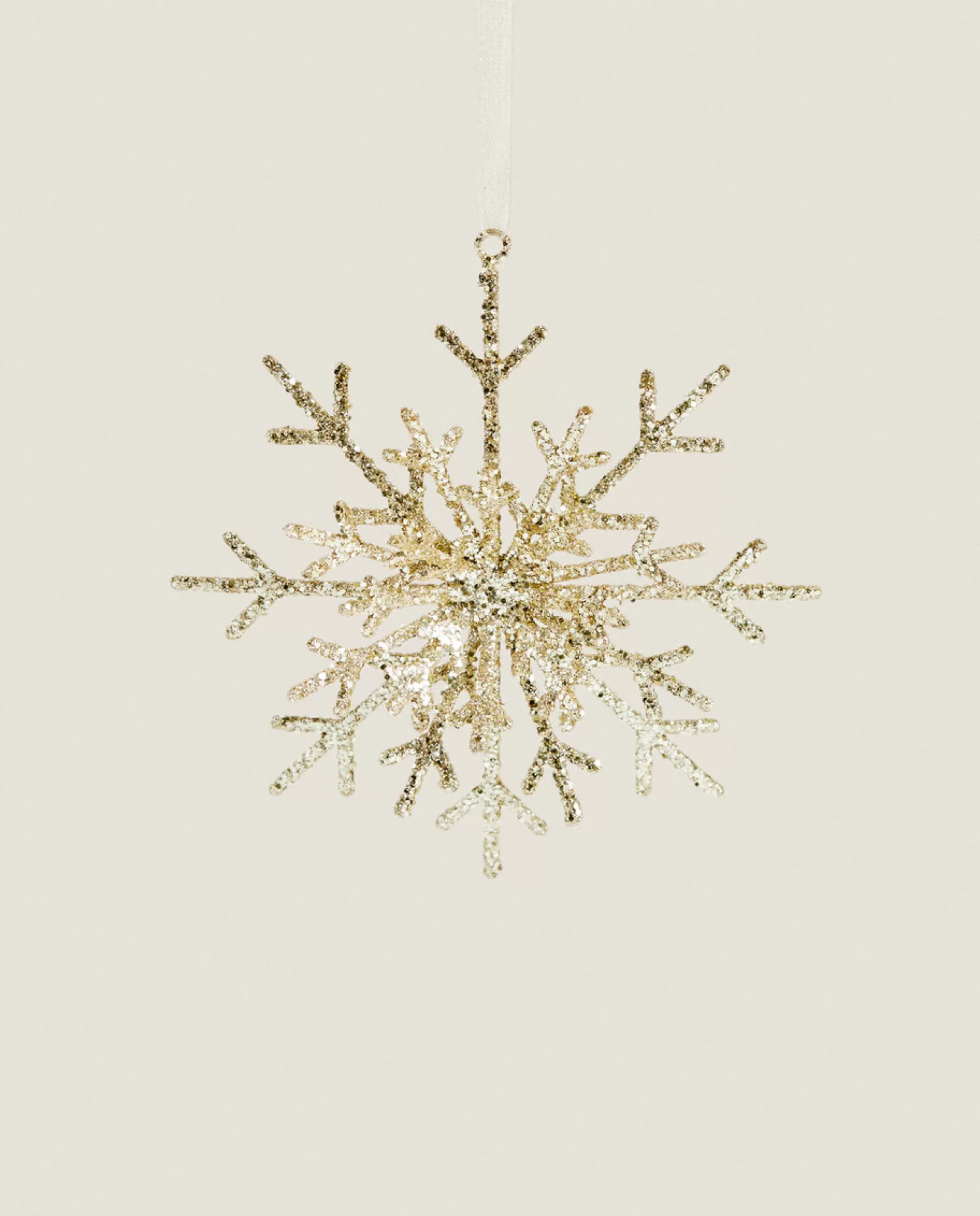 ZARA Home Decoração<Decoração De Floco De Neve De Natal Brilhante