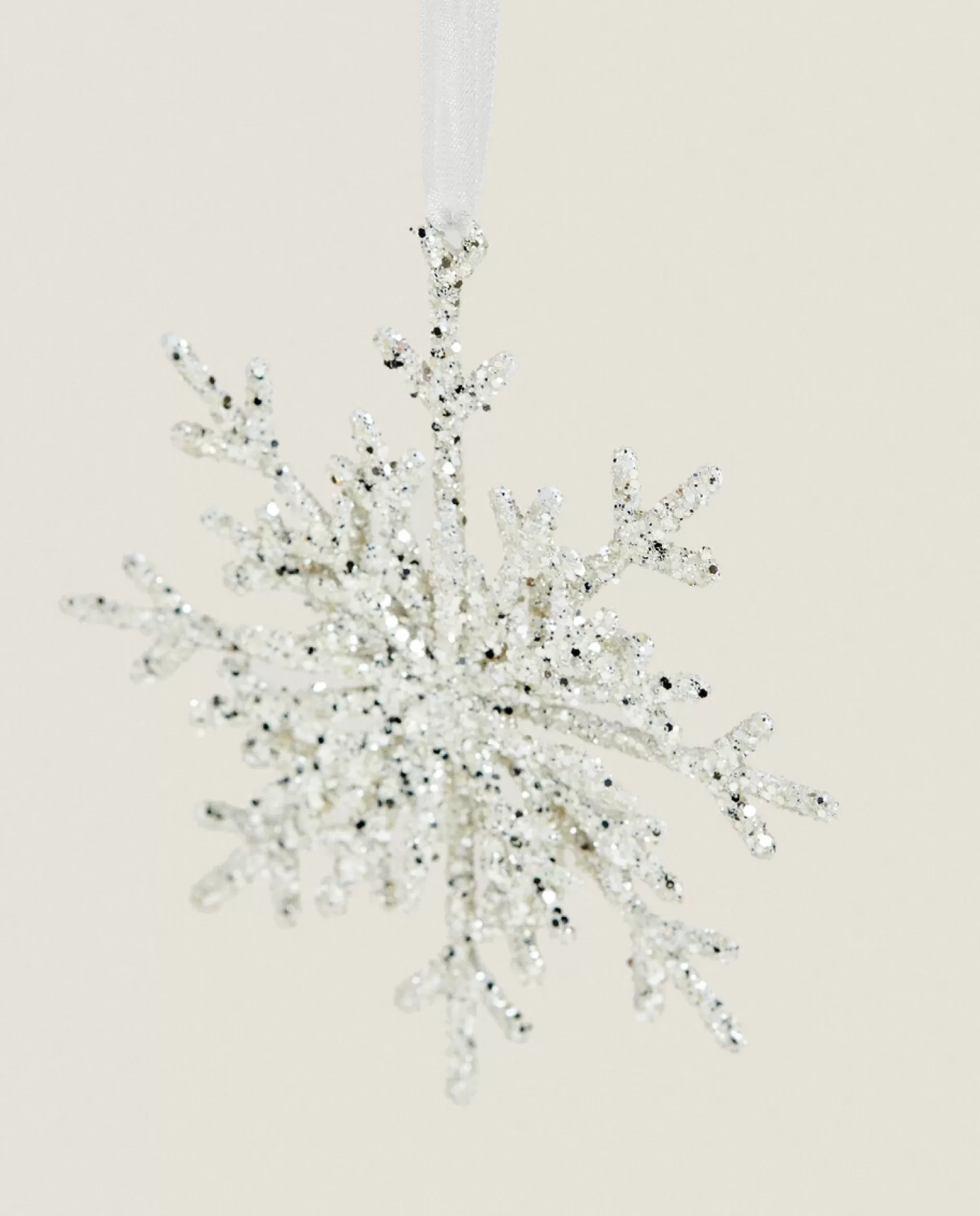 ZARA Home Decoração<Decoração De Floco De Neve De Natal Brilhante