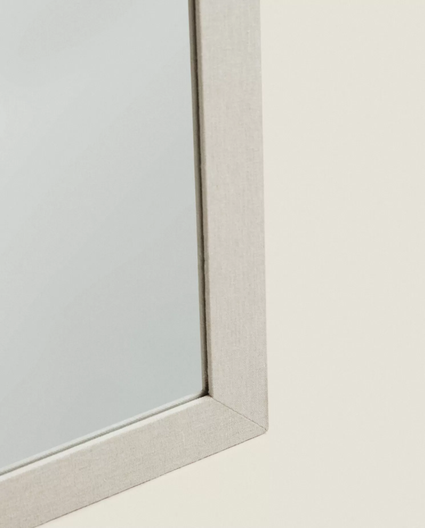 ZARA Home Espelhos<Espelho De Corpo Inteiro Com Moldura De Linho