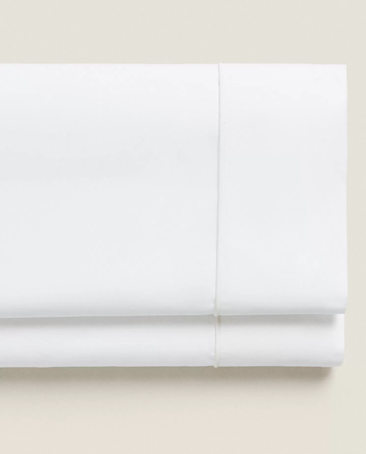 ZARA Home Folhas Planas<Folha Plana Com Detalhe De Tubulacao Colorida