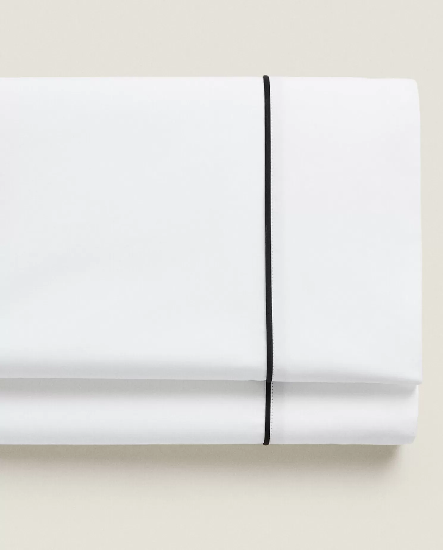 ZARA Home Folhas Planas<Folha Plana Com Detalhe De Tubulacao Colorida