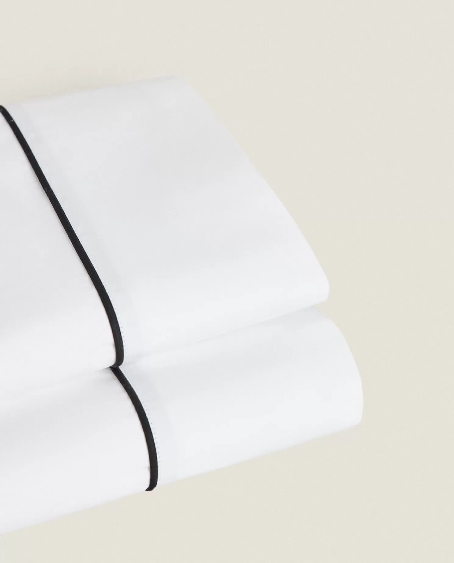 ZARA Home Folhas Planas<Folha Plana Com Detalhe De Tubulacao Colorida