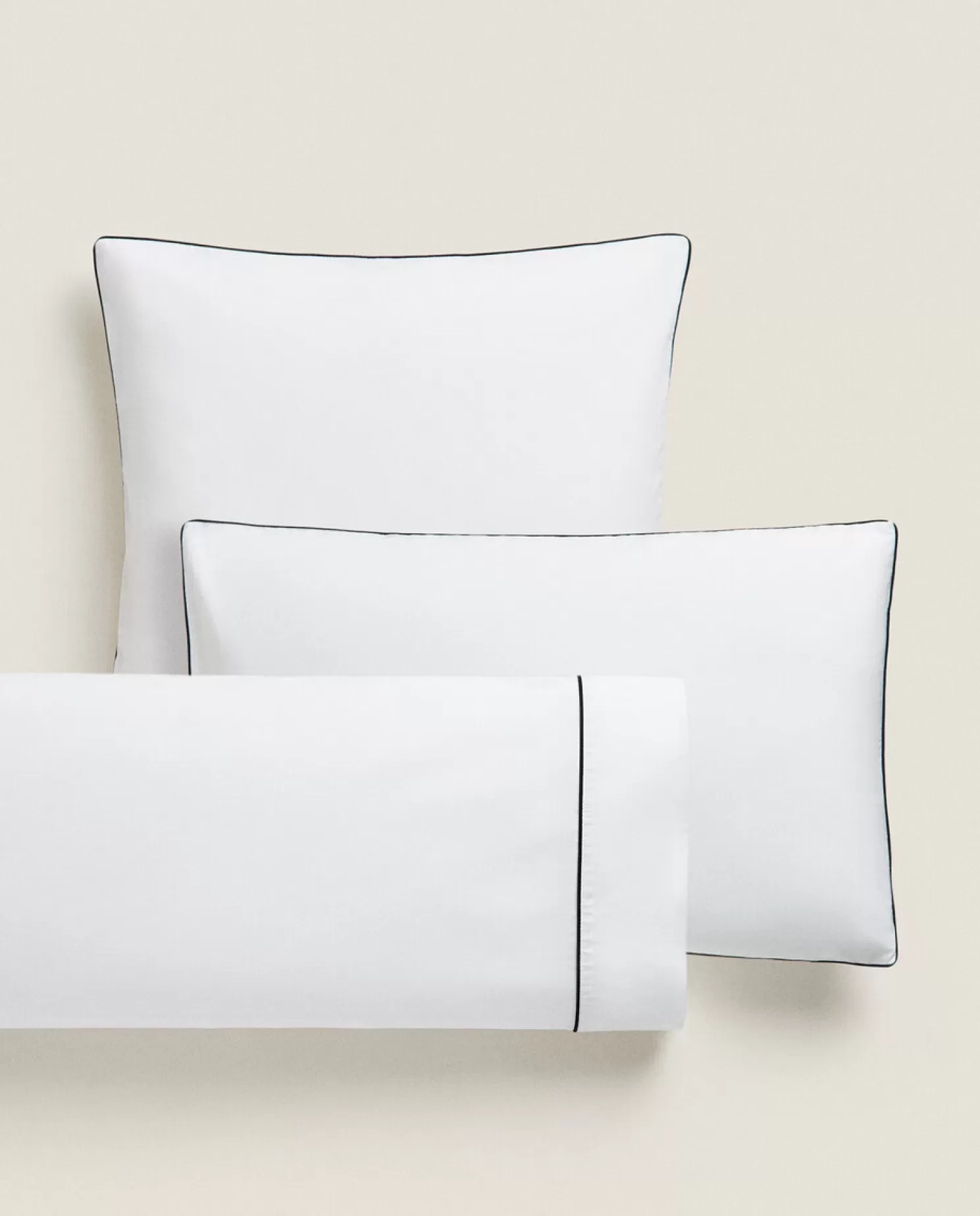 ZARA Home Fronhas<Fronha Com Detalhe De Debrum Colorido